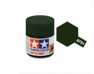 Tamiya Acrylic Mini XF-61 Dark Green Paint 81761