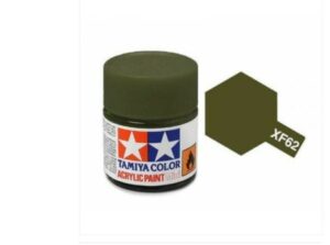 Tamiya Acrylic Mini XF-62 Olive Drab Paint 81762