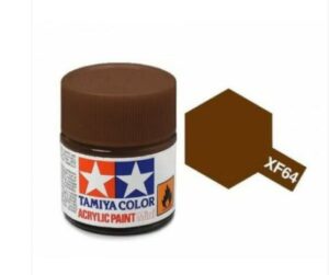 Tamiya Acrylic Mini XF-64 Red Brown Paint 81764