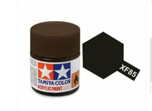 Tamiya Acrylic Mini XF-85 Rubber Black Paint 81785