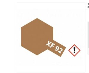 TAMIYA Acrylic Paint 10ml  XF-92 Yellow Brown 81792