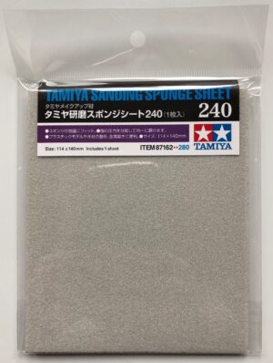 Tamiya Sanding Sponge Sheet 240 114x140mm 87162