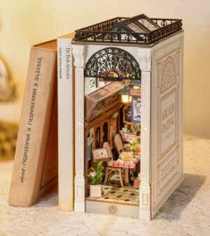 ROBOTIME Rolife Arcade Dating Book Nook DIY Miniature Dollhouse Craft Kit TGB10
