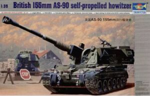 Trumpeter 00324 1:35 AS-90 155mm Self Propelled British Howitzer THFS