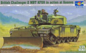 Trumpeter 00345 1/35 British Challenger 2 MBT KFOR in action at Kosovo  THFS