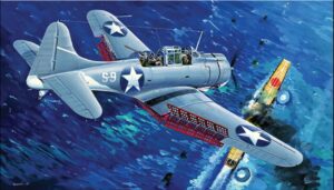 Trumpeter 02244 1/32  U.S.Navy SBD-3 “Dauntless” Midway HELL IN THE PACIFIC