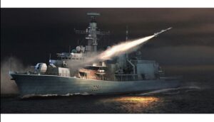 Trumpeter 04547 1:350 HMS Monmouth F235 Type 23 Frigate Royal Navy
