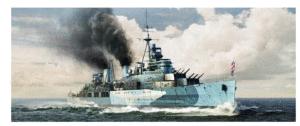 Trumpeter 05334  1/350 HMS Belfast (1942) model kit Overlord