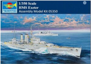 Trumpeter 05350 1/350 HMS Exeter Heavy Cruiser Plastic Model Ship Kit