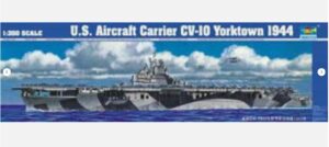 TRUMPETER 05603 1/350 US Aircraft Carrier CV-10 Yorktown 1944 The Fighting Lady HELL IN THE PACIFIC