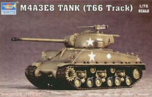 Trumpeter 07225 1:72 M4A3 Sherman E8 (T66 Track)  Overlord