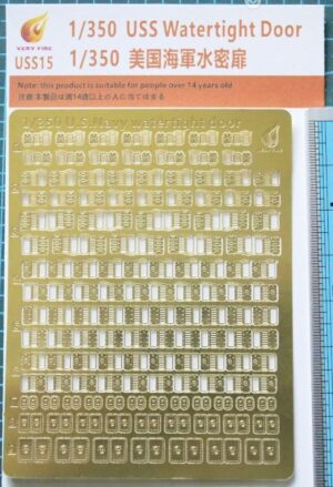 Very fire USS15 1/350 Photo-Etched PE USS Watertight Door