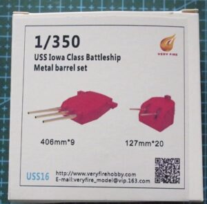 Very Fire USS16 1/350 USS IOWA Class Metal Barrel 9+20 sets