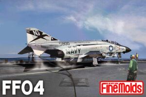 FINE MOLDS FF04 1/72 F-4J Jet Fighter VF-96 "Showtime100" Plastic Model Kit