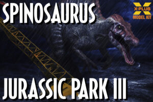X-PLUS 411-200099 1/35 Jurassic Park 3 Spinosaurus Plastic Model Kit