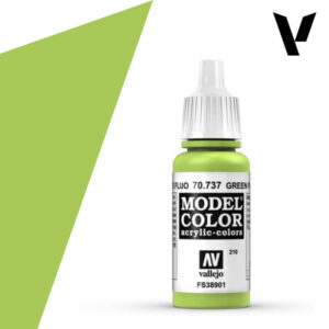 VALLEJO VAL70737 17ml Fluorescent Green Model Colour