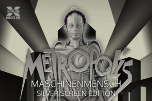 X-PLUS 411-200138 1/8 Metropolis Maschinenmensch Silver Screen Edition Plastic Model Kit