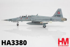 HOBBYMASTER HA3380 1/72 F5F Tiger II J-3206 Swiss Air Force 6 Staffel Diecast