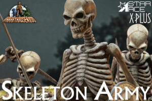 STAR ACE X-PLUS SA9052M 32cm Series Ray Harryhausen Skeleton Army Polyresin Model Kit