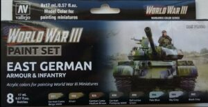 Vallejo Model Colour WW3 East German 8 colour paint set 70224