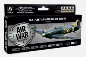 AV Vallejo 71147 Model Air Set - RAF & FAA Fleet Air 1939-45