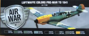 Vallejo Model Air Luftwaffe Pre-War to 1941 Colour Acrylic Airbrush Paint 71165