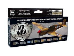 Vallejo Model Air Set US Army Air Corps MTO WWII VAL71183