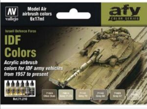 Vallejo Model Air Set - IDF Army Colors 1957 to Present 71210