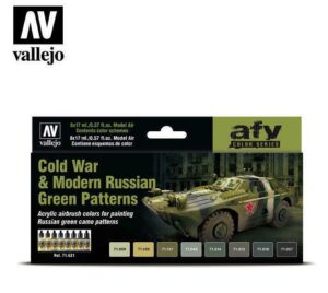VALLEJO MODEL AIR SET Cold War and Modern Russian Green Pat 71621