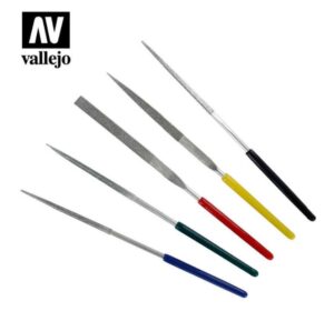 Vallejo Set of 5 Mini Diamond Files (5 Pc) T03004