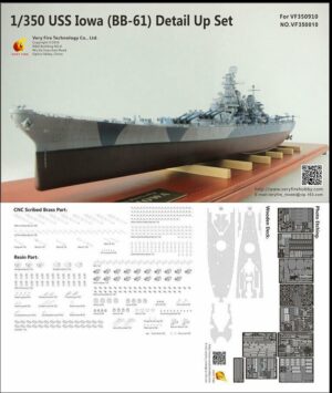 Very Fire 1/350 USS Iowa (BB-61) Detail Set for VF350910 VF350010