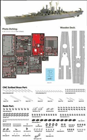 Very Fire 1/350 USS Salem CA-139 Detail up Set for VF350919 VF350022