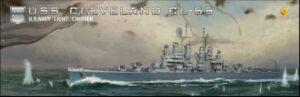 VERY FIRE 1/350 USS CLEVELAND US NAVY HEAVY CRUISER VF350920