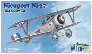Valom Model kit 14405 1:144th scale Nieuport Ni 17 (dual combo