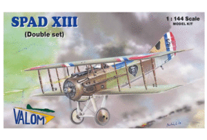 Valom Model kit 14412 1:144th scale Spad XIII (double set