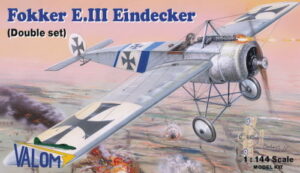 VALOM 1/144 FOKKER EIII EINDECKER DOUBLE SET 14414