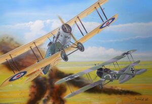 VALOM 1/144 Bristol F2B vs Rumpler C.IV 2 Types 2 Pieces Each 14422