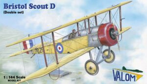 Valom 1/144 Bristol Scout D (double set) 2in1 plastic kits 14424