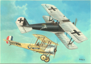 Valom 14436 1/144 Bristol Scout D Vs Pfalz D.IIIa Duels In The Sky Model Kit