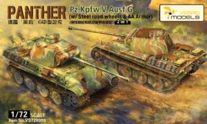 VESPID MODELS 1/72 Panzer V Panther Ausf G Steel road wheels &  AA Armor 2in1 VS720009 Overlord