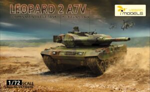 VESPID VS720016 1/72 German Main Battle Tank Leopard 2 A7V Metal barrel +Metal tow cable