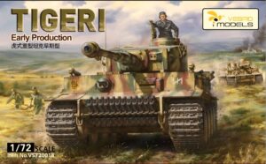 Vespid Models VS720018 1/72 Tiger 1 Tank Early Production with 3D Printed parts 88