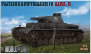 WORLD AT WAR 1/72 Panzer IV Ausf B MAGAZINE AND MODEL WAW008