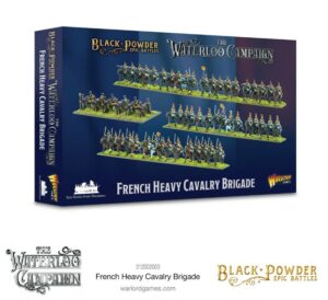 Black Powder 312002003 15MM Epic Battles: Waterloo French Heavy Cavalry Brigade