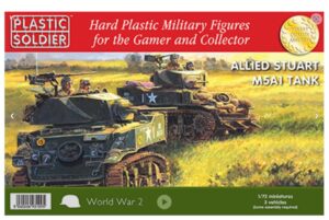 The Plastic Soldier Company WW2V20014 1.72 M5A1 STUART TANK Overlord
