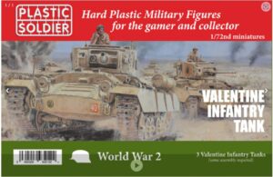 Plastic Soldier Company WW2V20028 1:72 Scale British Valentine Tank BRITISH ARMY BATTLE SCHOOL