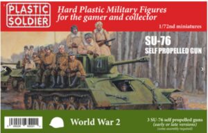 Plastic Soldier Company WW2V20030 1:72 Scale Russian SU 76 Self Propelled Artillery SOVIET STORM