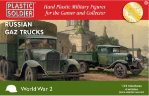 Plastic Soldier Company WW2V20036 1/72 Russian GAZ Trucks Contains 6 trucks SOVIET STORM