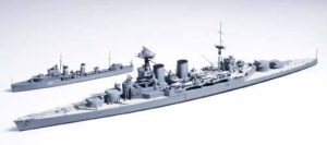 TAMIYA 1/700 HMS Hood and E Class Destroyer 31806