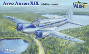 VALOM 2170 1/72 Anson XIX Civilian Users Plastic Kit